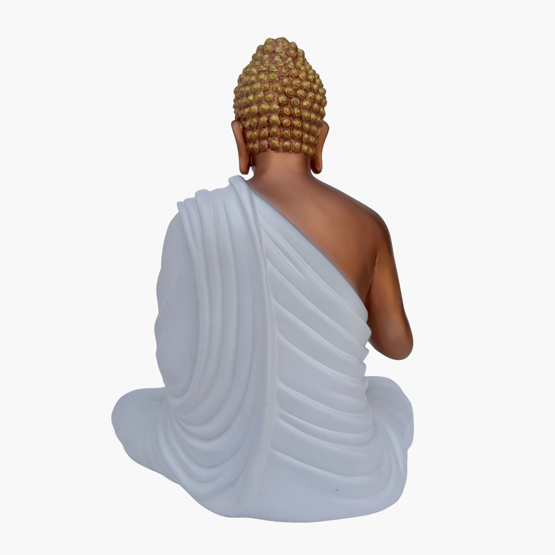 Buddha Statue Copper white