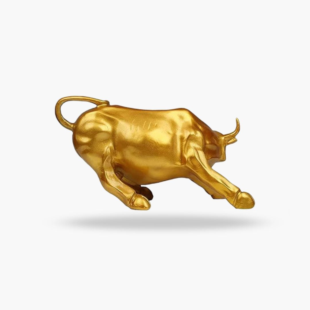 Stock Market Bull (Gold)