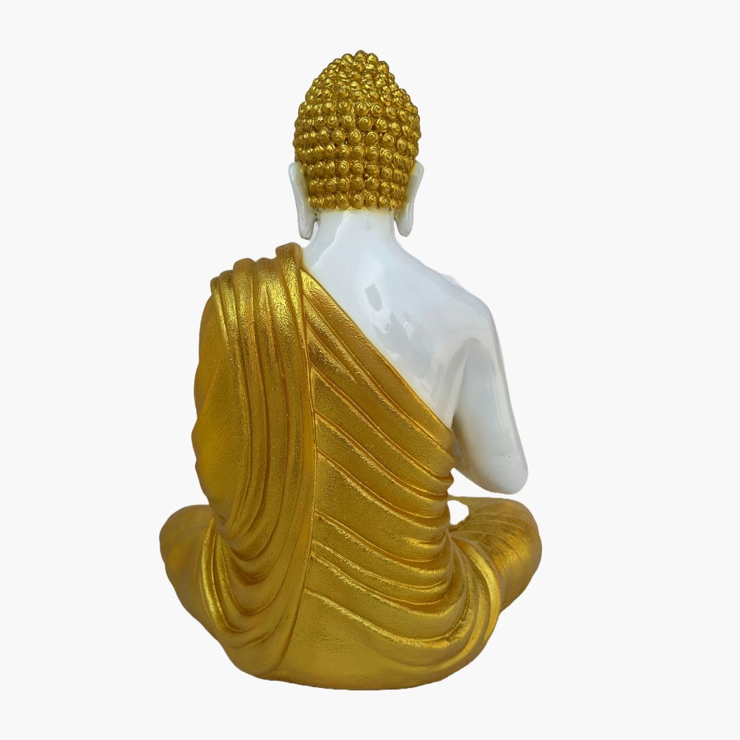 Buddha Statue Golden White