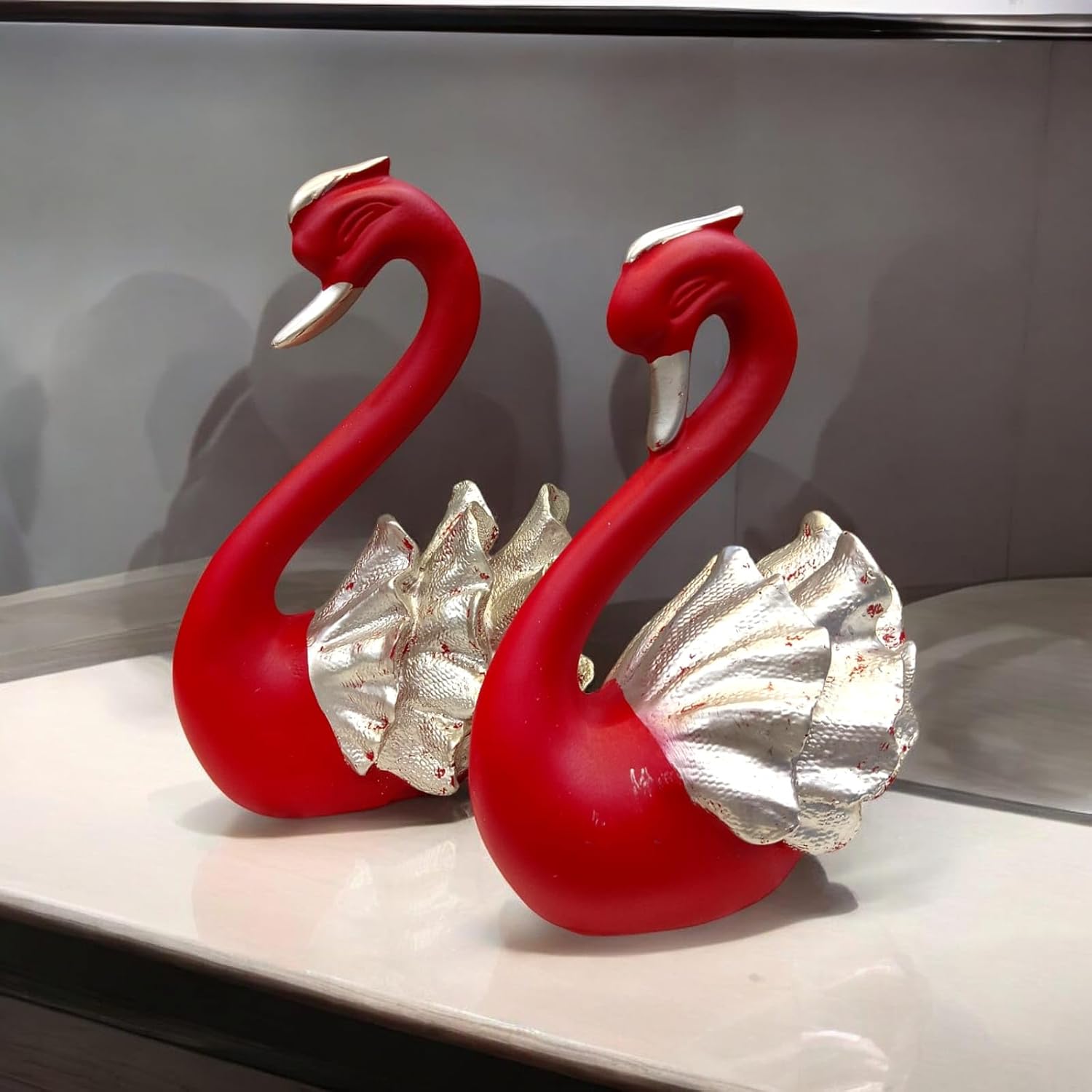 Set of 2 Swan Birds