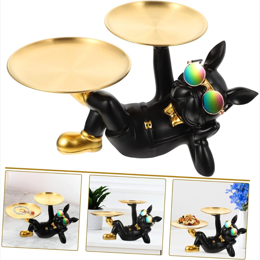 Cool Dog With Metal Plate